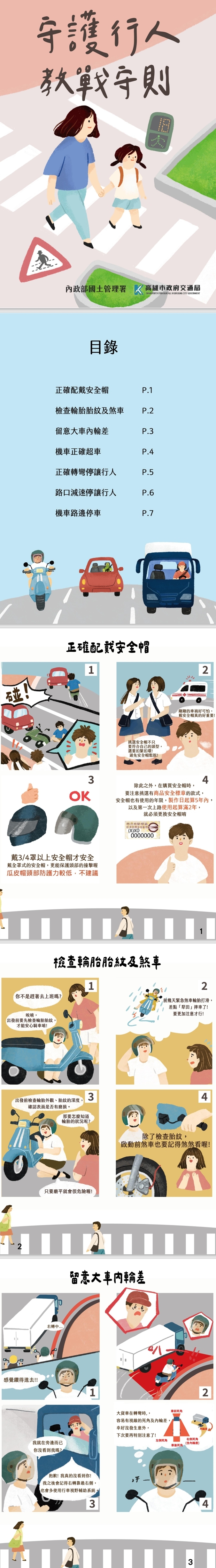 機車族守護行人教戰守則